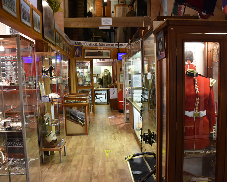 Welsh Guard museum displays