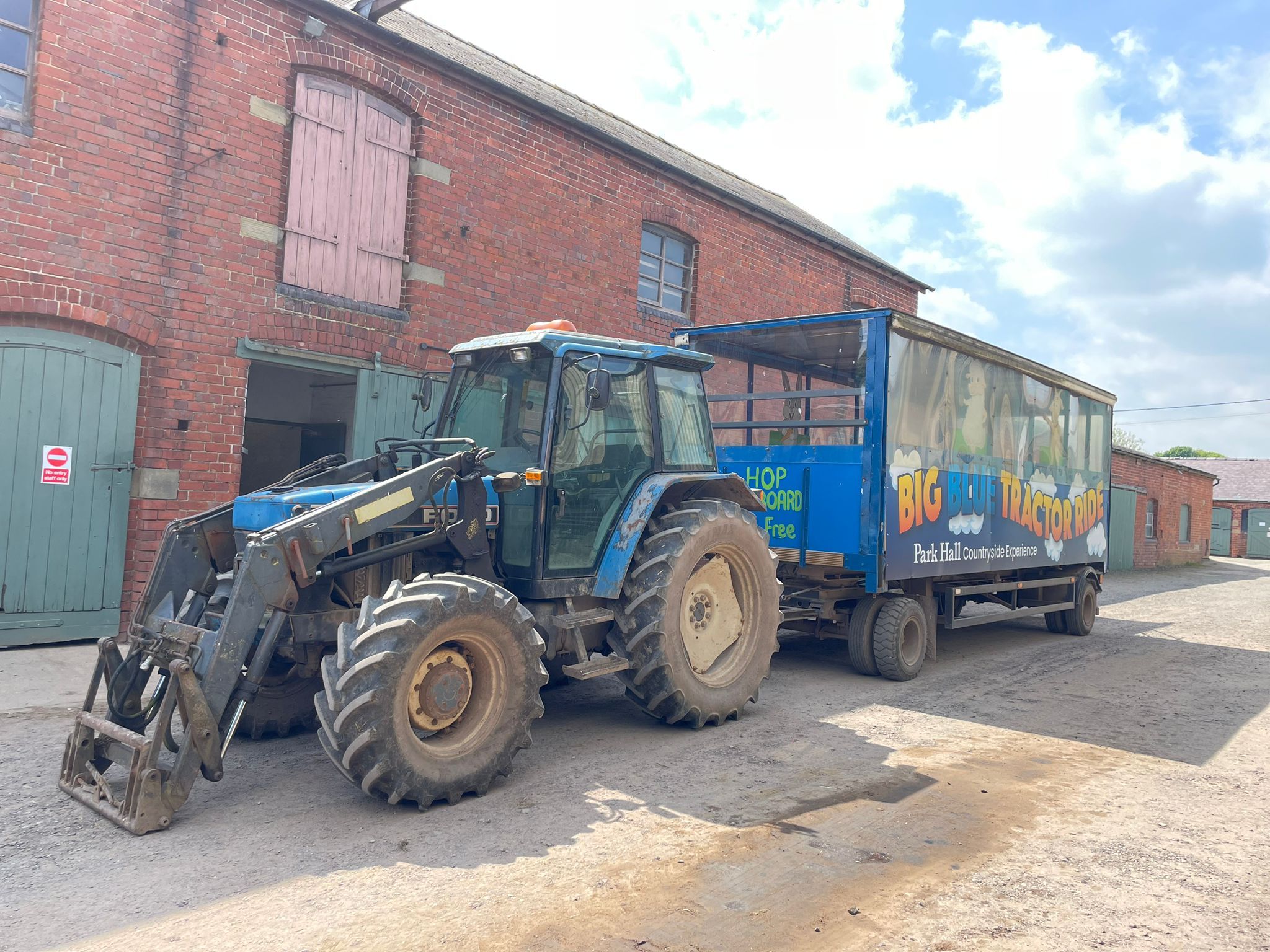Big Blue Tractor