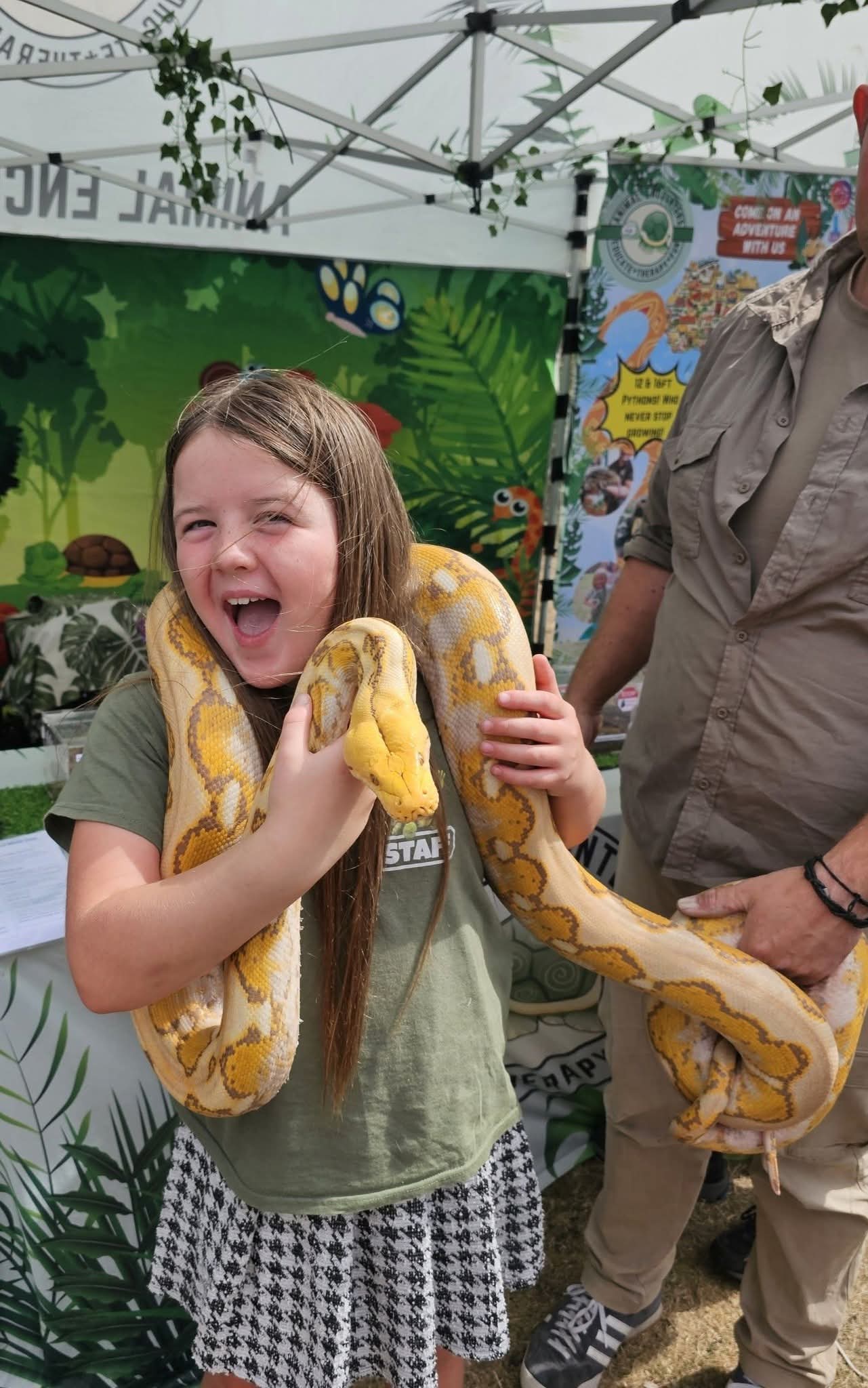 Child with snake